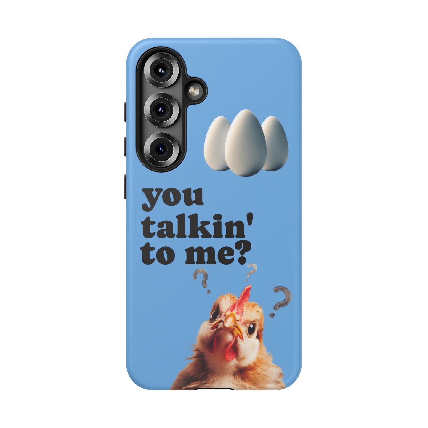 Funny Chicken Phone Case, Humor Accessory, Cute Gift for Animal Lovers, Chick Accessories, Quirky Phone Cover, Fun Tech Protector