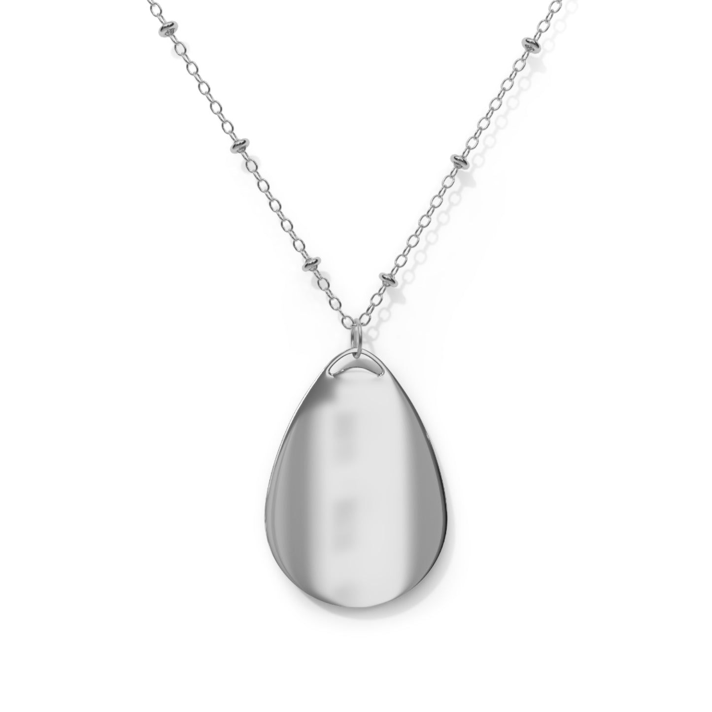 Mama Bear Prints Oval Necklace