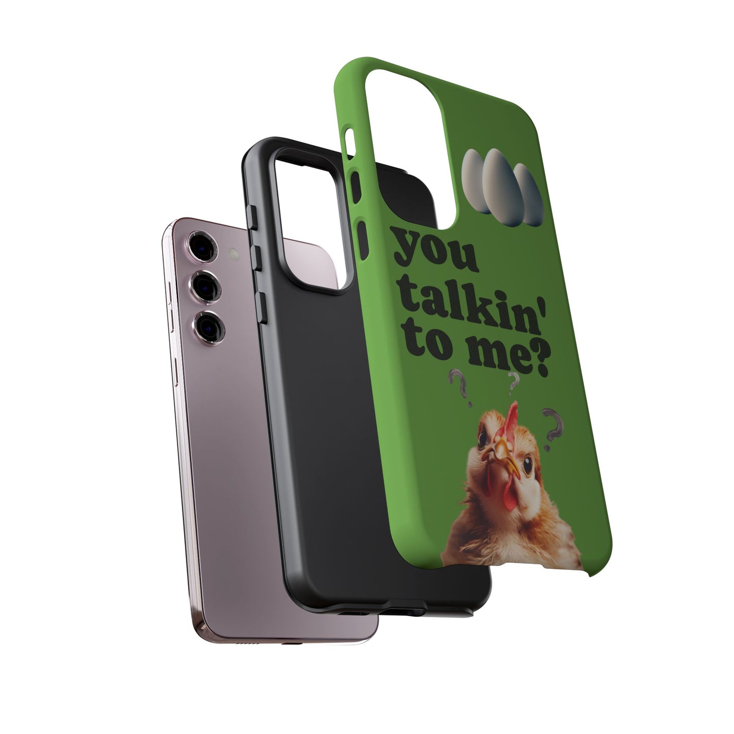 Funny Chicken Phone Case, Humor Accessory, Cute Gift for Animal Lovers, Chick Accessories, Quirky Phone Cover, Fun Tech Protector