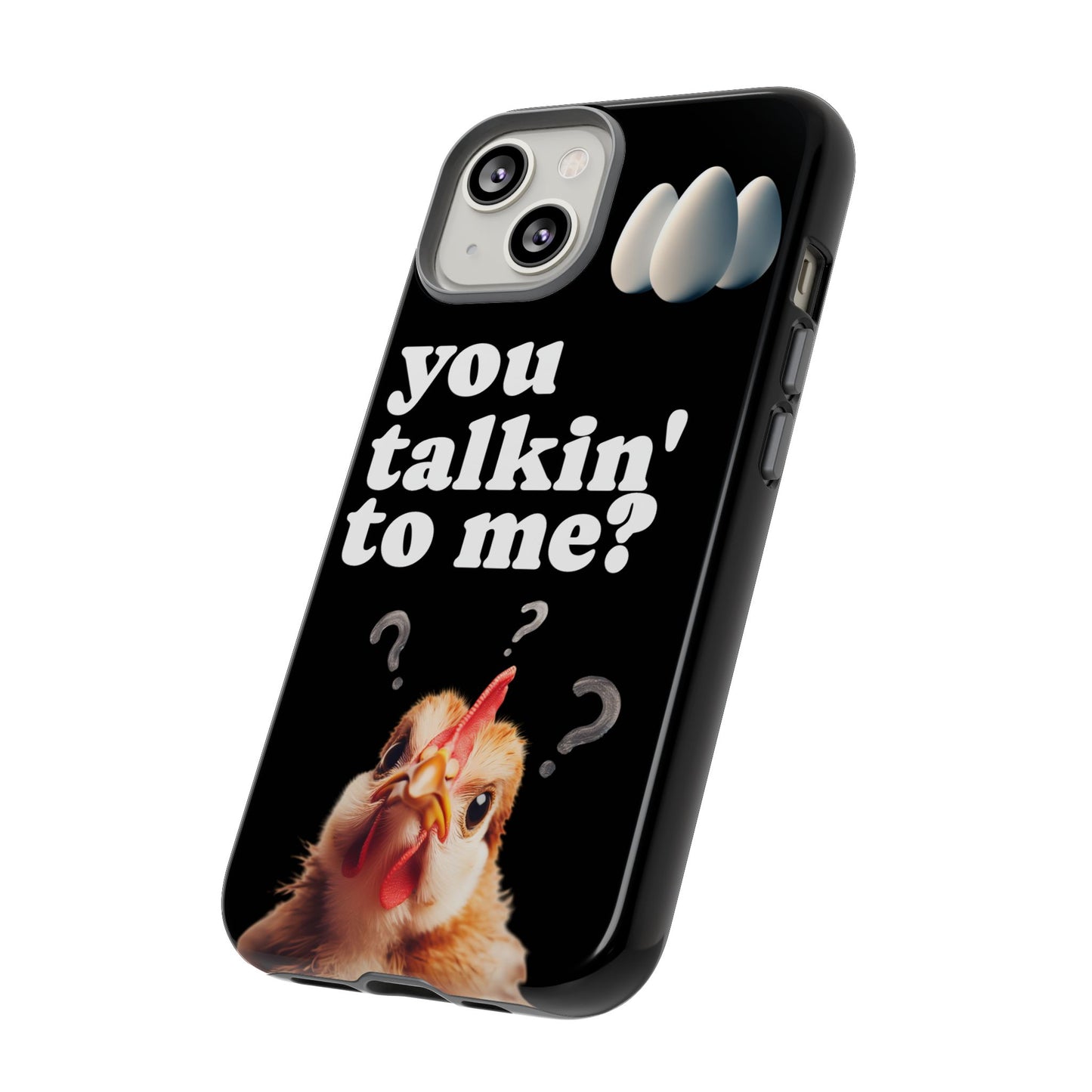 Funny Chicken Phone Case, Humor Accessory, Cute Gift for Animal Lovers, Chick Accessories, Quirky Phone Cover, Fun Tech Protector