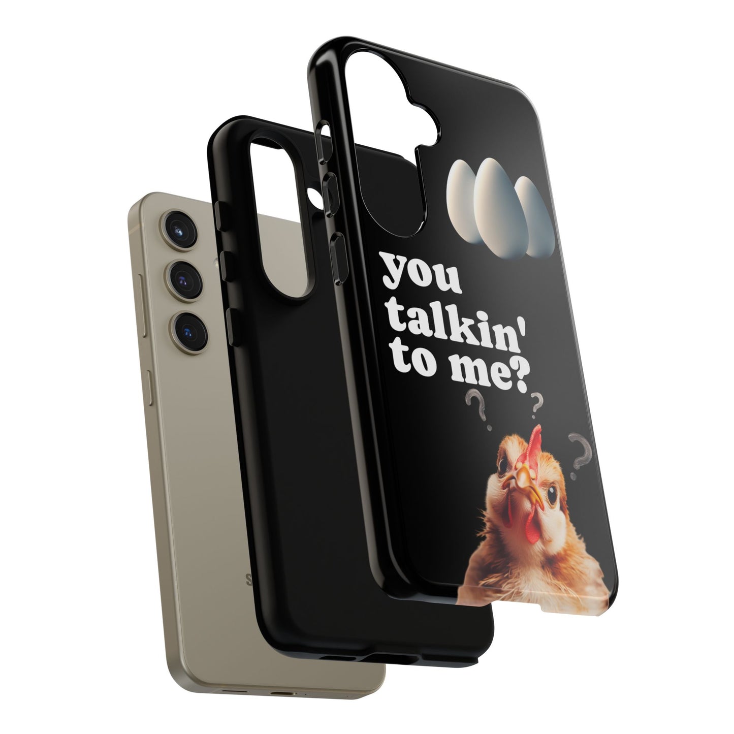 Funny Chicken Phone Case, Humor Accessory, Cute Gift for Animal Lovers, Chick Accessories, Quirky Phone Cover, Fun Tech Protector