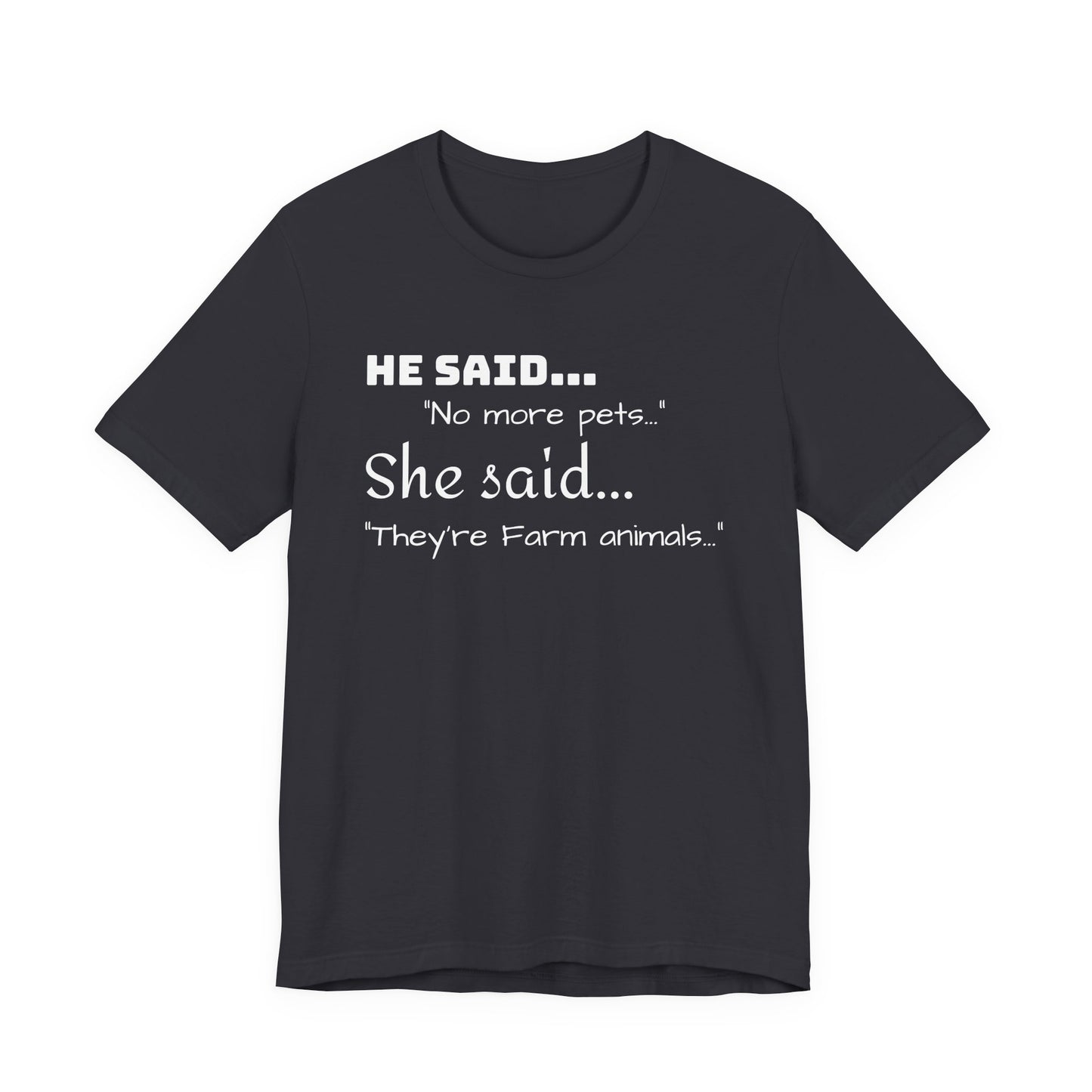 BRING HOME ALL THE ANIMALS...Homestead humor Short Sleeve Shirt UPDATED