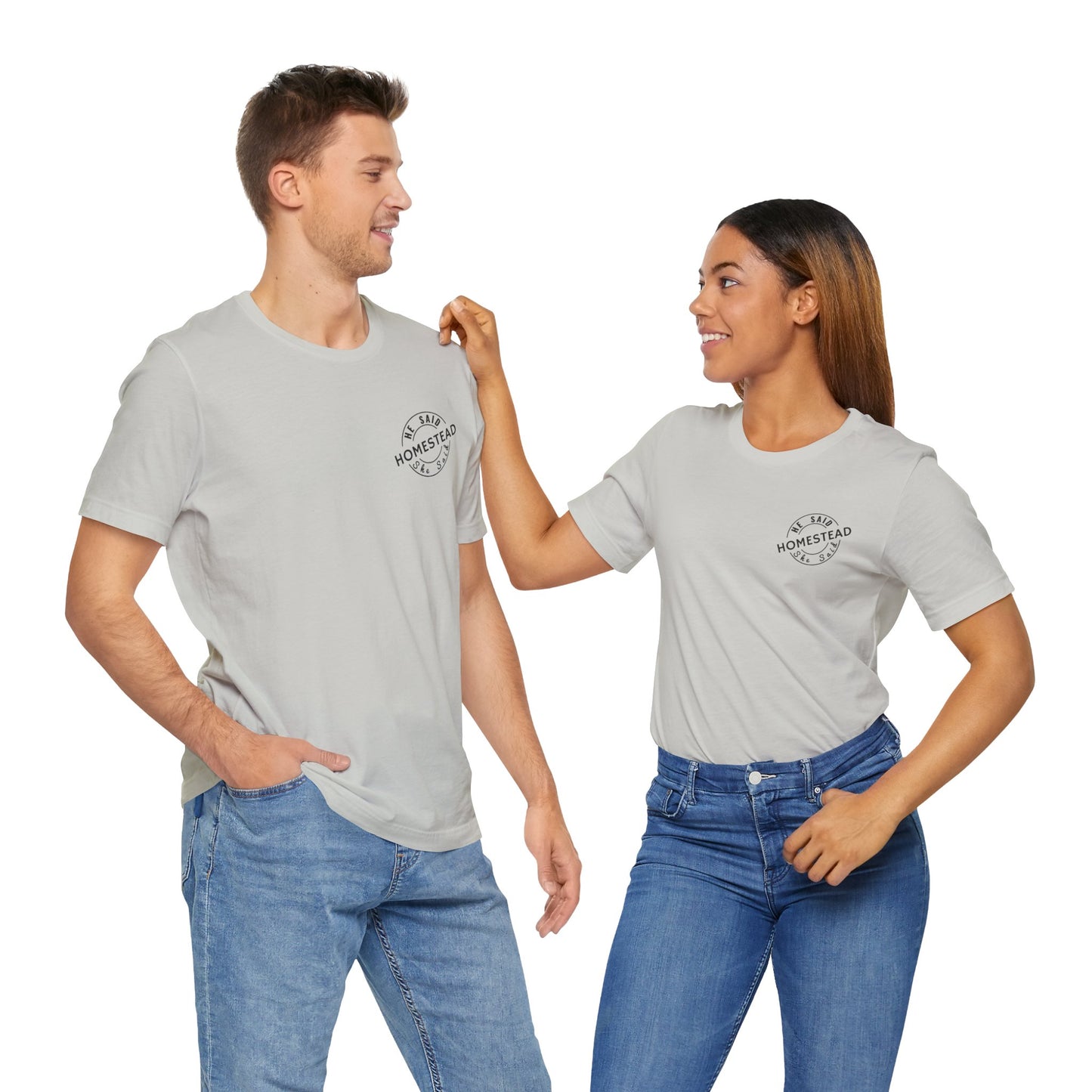 He Said She Said Homestead Unisex Jersey Short Sleeve Tee