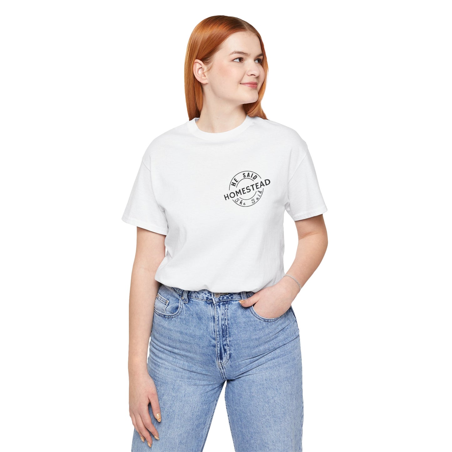 He Said She Said Homestead Unisex Jersey Short Sleeve Tee