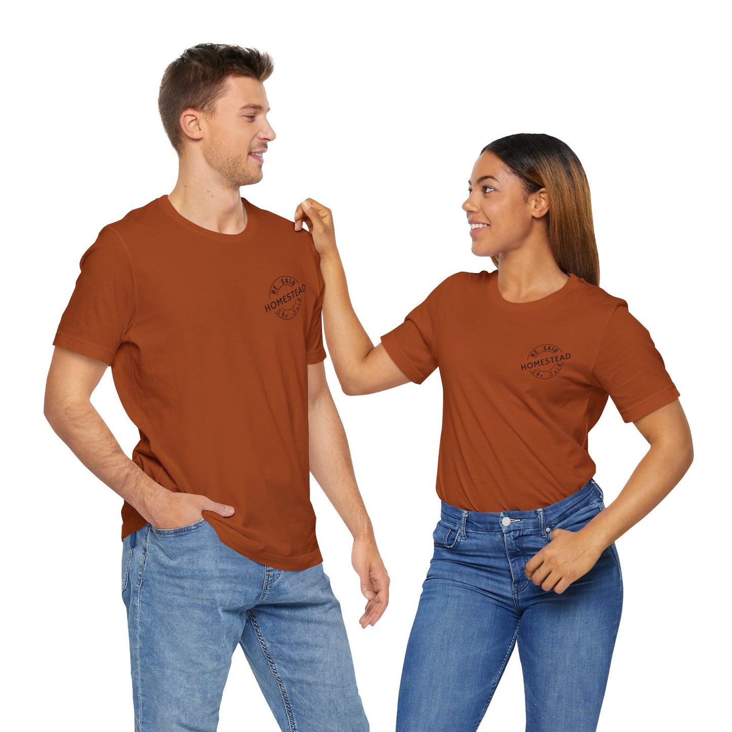 He Said She Said Homestead Unisex Jersey Short Sleeve Tee