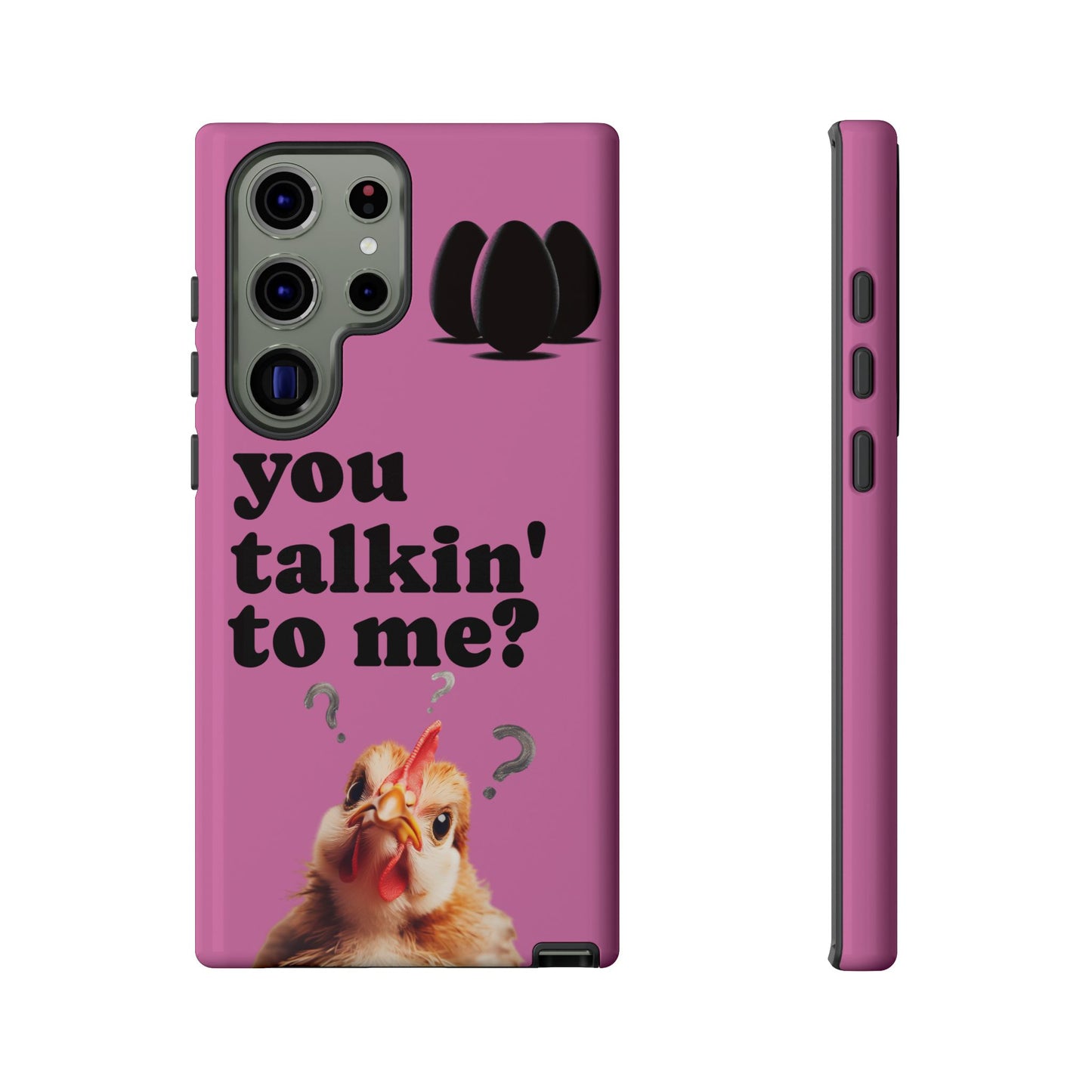Funny Chicken Phone Case, Humor Accessory, Cute Gift for Animal Lovers, Chick Accessories, Quirky Phone Cover, Fun Tech Protector