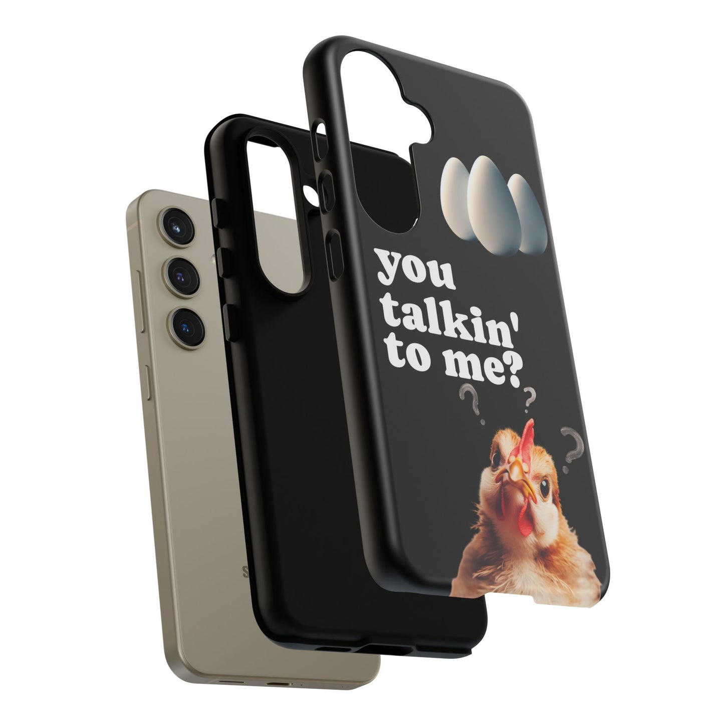 Funny Chicken Phone Case, Humor Accessory, Cute Gift for Animal Lovers, Chick Accessories, Quirky Phone Cover, Fun Tech Protector