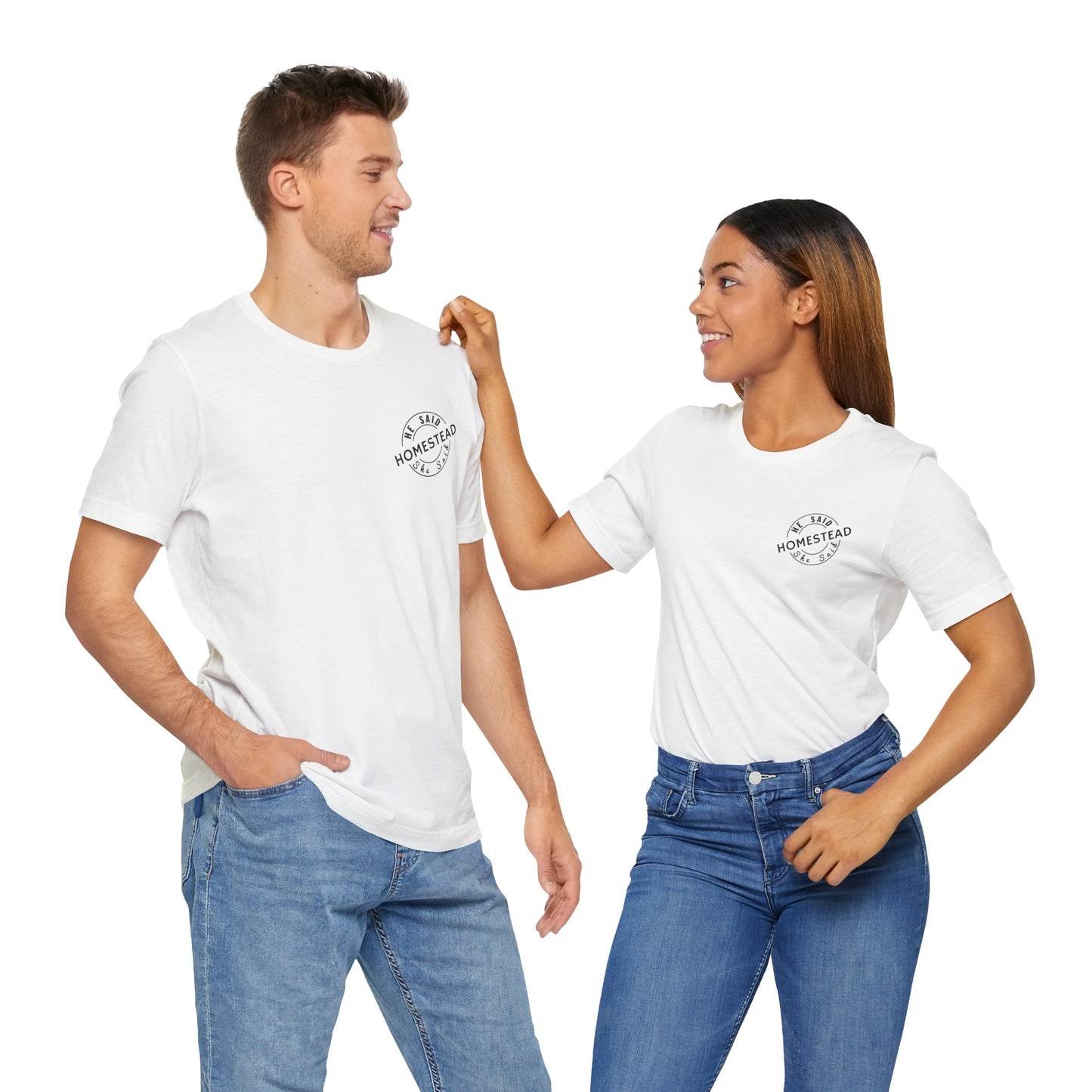 He Said She Said Homestead Unisex Jersey Short Sleeve Tee