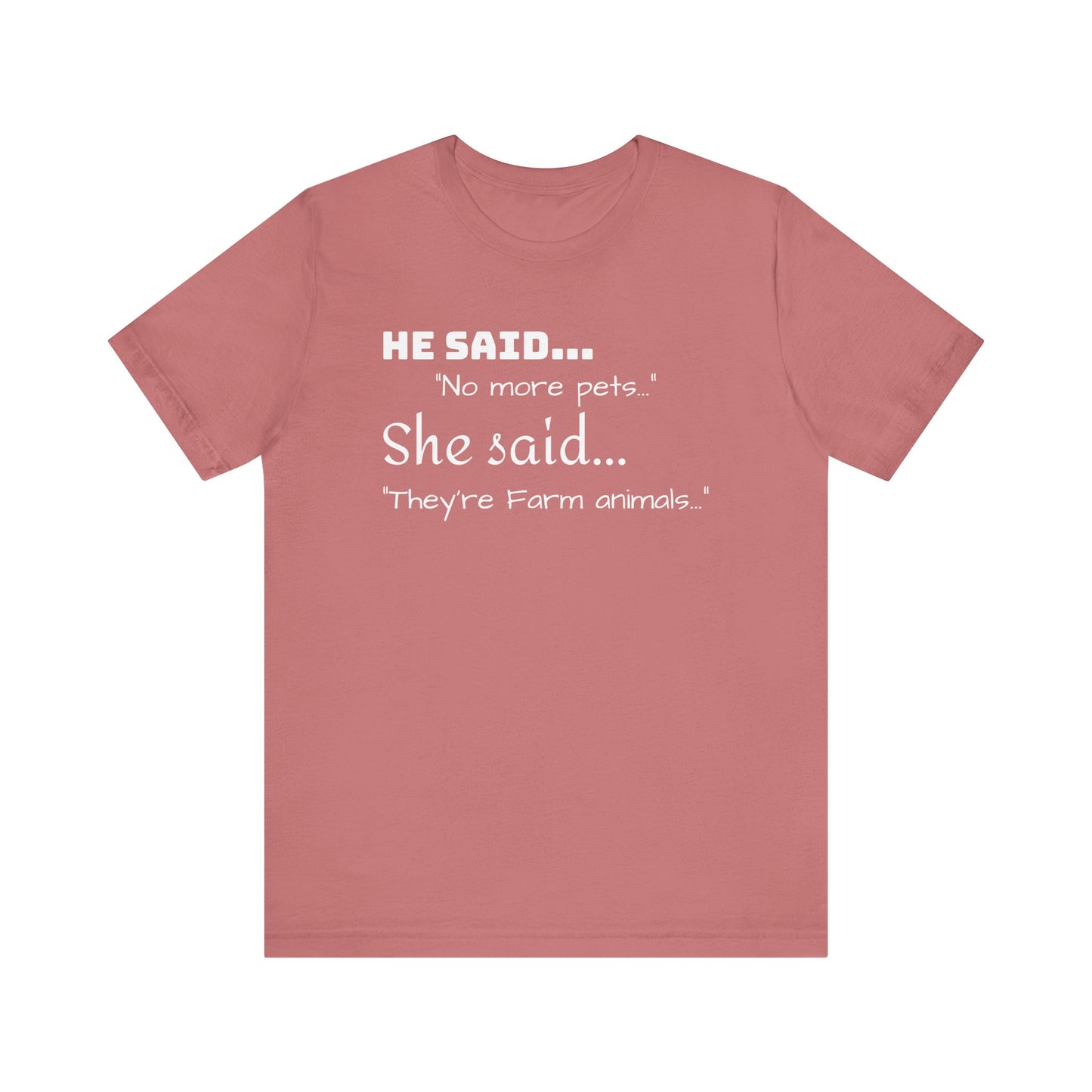 BRING HOME ALL THE ANIMALS...Homestead humor Short Sleeve Shirt UPDATED