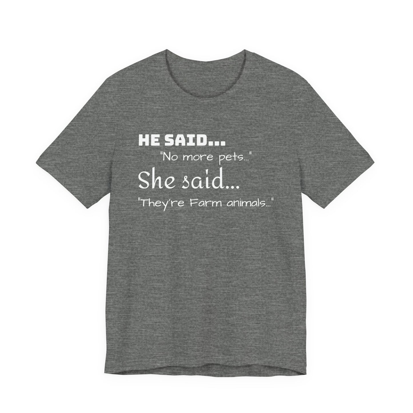 BRING HOME ALL THE ANIMALS...Homestead humor Short Sleeve Shirt UPDATED