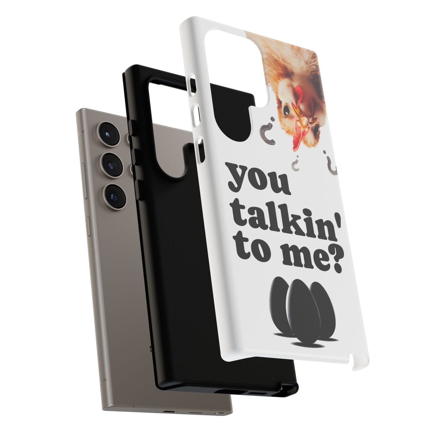 Funny Chicken Phone Case, Humor Accessory, Cute Gift for Animal Lovers, Chick Accessories, Quirky Phone Cover, Fun Tech Protector