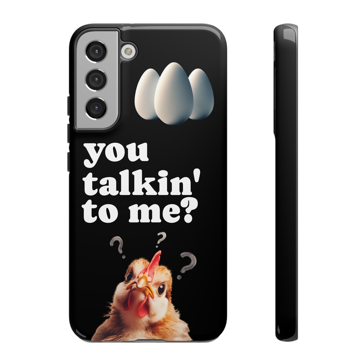 Funny Chicken Phone Case, Humor Accessory, Cute Gift for Animal Lovers, Chick Accessories, Quirky Phone Cover, Fun Tech Protector