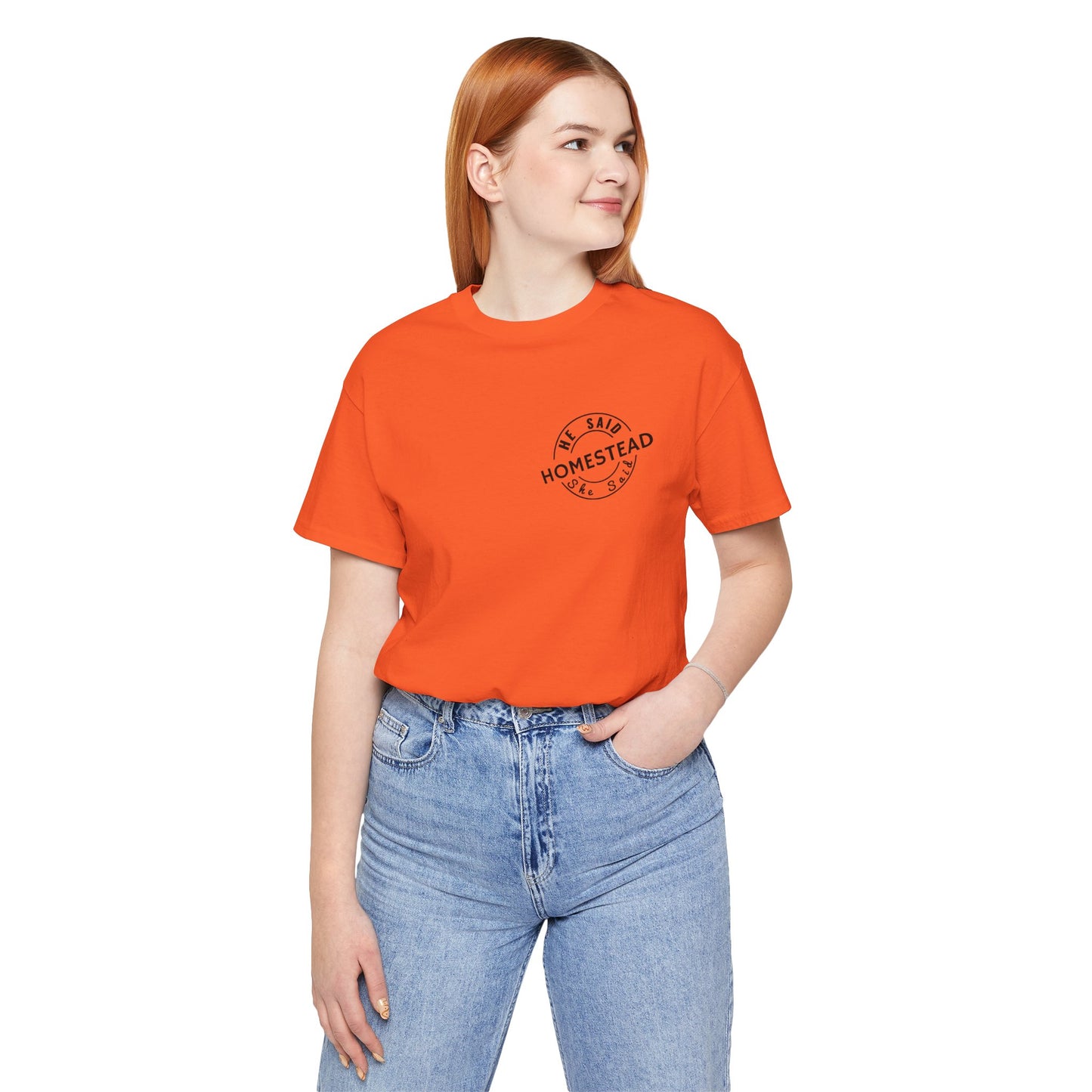He Said She Said Homestead Unisex Jersey Short Sleeve Tee