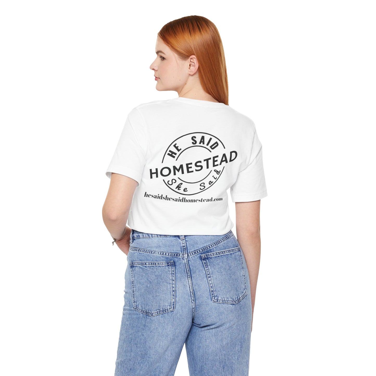 He Said She Said Homestead Unisex Jersey Short Sleeve Tee