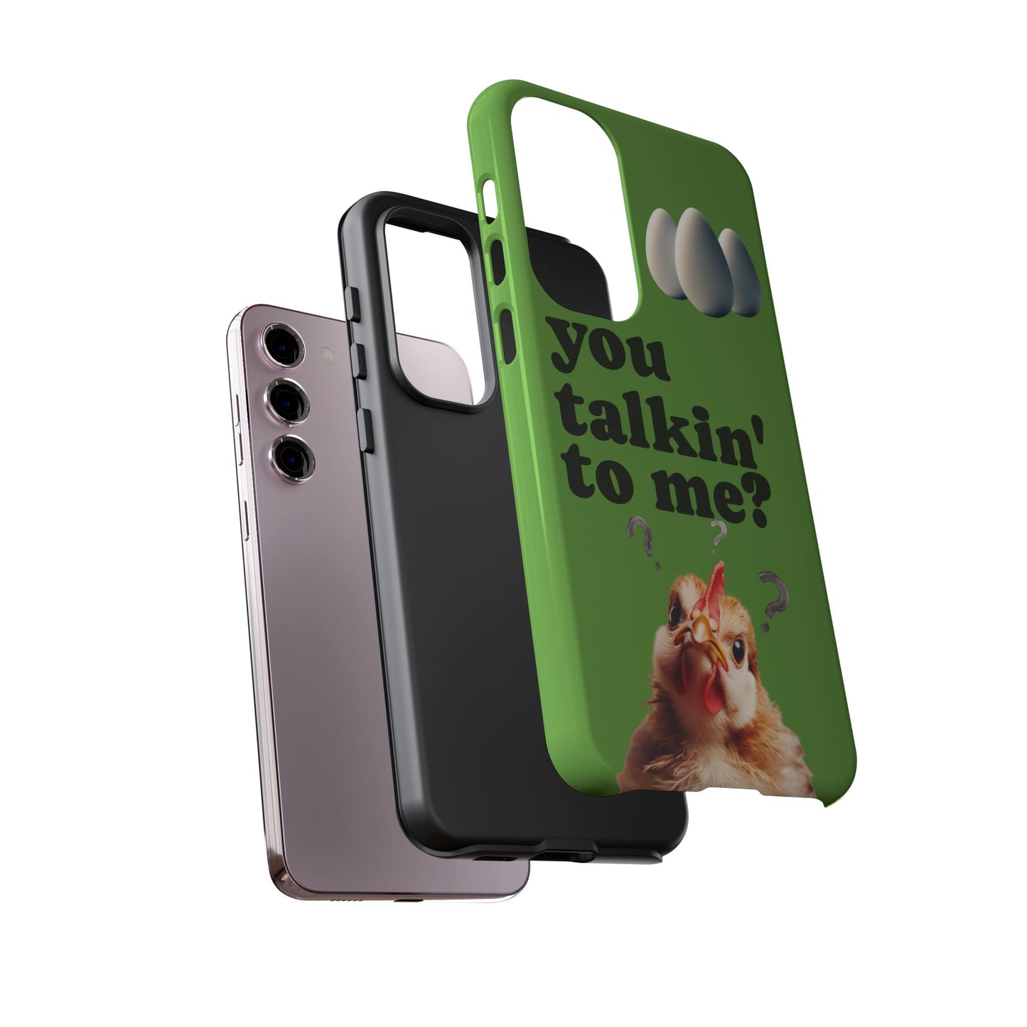Funny Chicken Phone Case, Humor Accessory, Cute Gift for Animal Lovers, Chick Accessories, Quirky Phone Cover, Fun Tech Protector