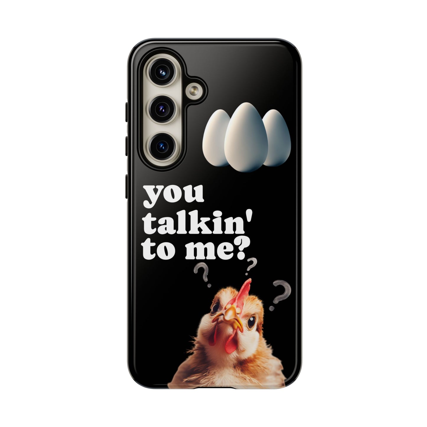 Funny Chicken Phone Case, Humor Accessory, Cute Gift for Animal Lovers, Chick Accessories, Quirky Phone Cover, Fun Tech Protector