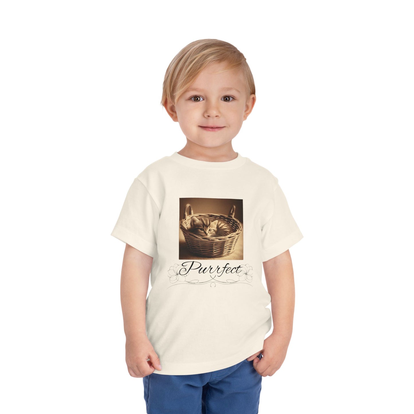 'Purrfect' Cat T-Shirt Design