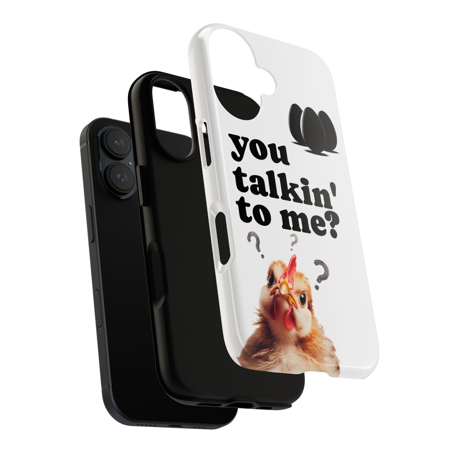 Funny Chicken Phone Case, Humor Accessory, Cute Gift for Animal Lovers, Chick Accessories, Quirky Phone Cover, Fun Tech Protector