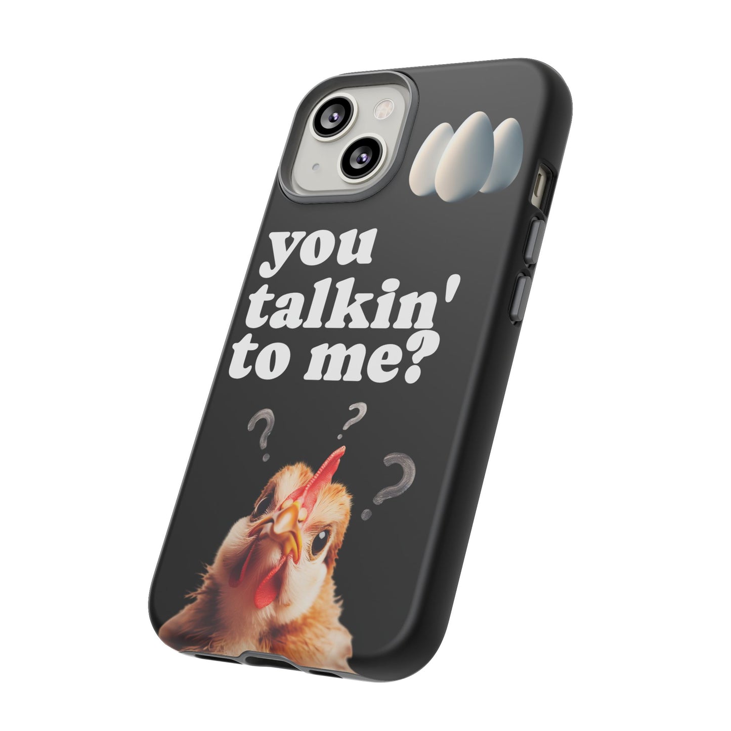 Funny Chicken Phone Case, Humor Accessory, Cute Gift for Animal Lovers, Chick Accessories, Quirky Phone Cover, Fun Tech Protector