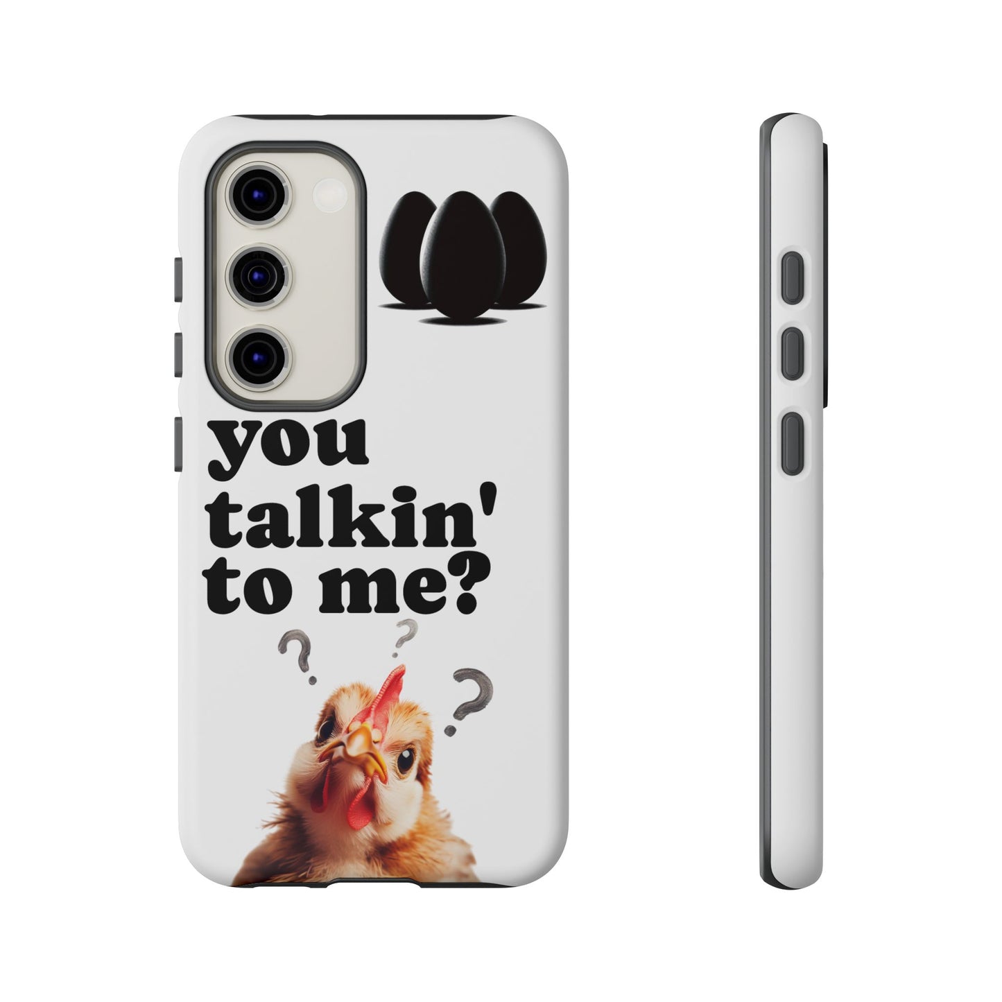 Funny Chicken Phone Case, Humor Accessory, Cute Gift for Animal Lovers, Chick Accessories, Quirky Phone Cover, Fun Tech Protector