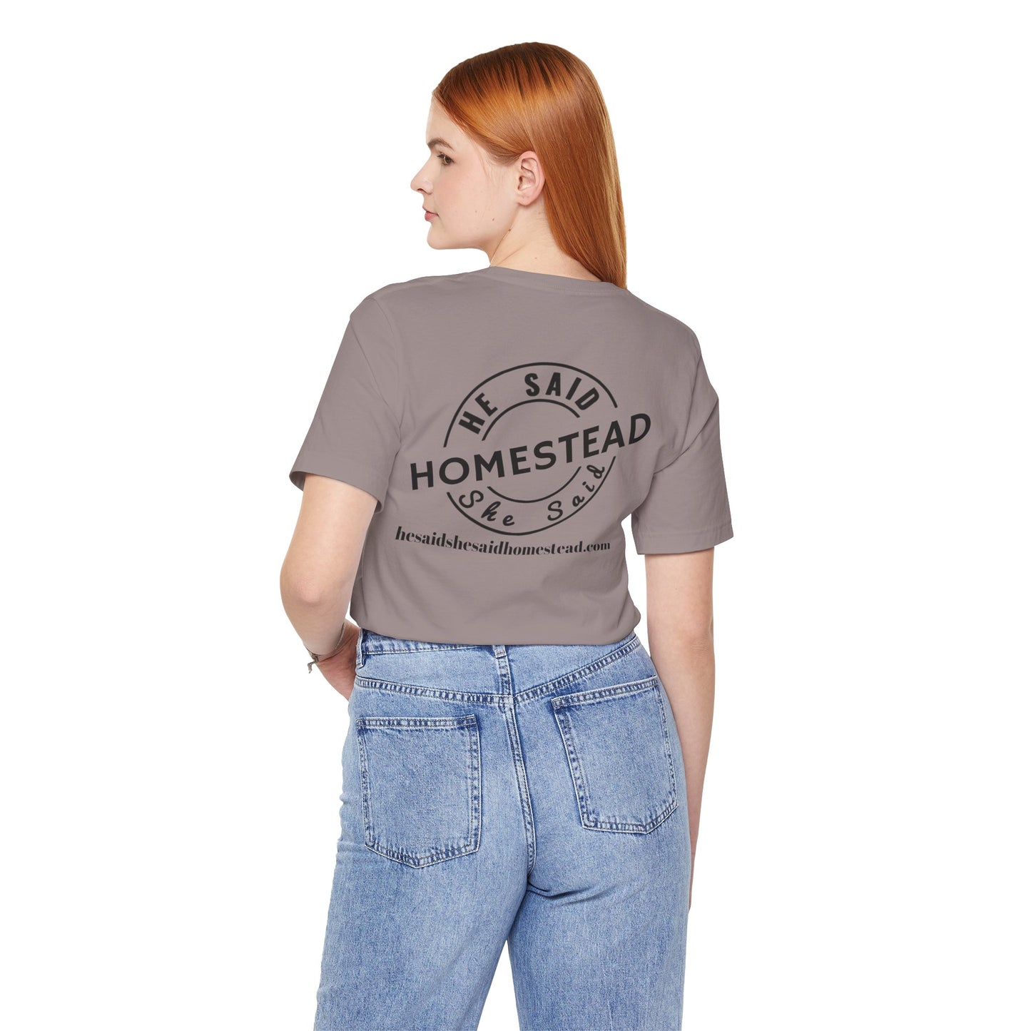 He Said She Said Homestead Unisex Jersey Short Sleeve Tee