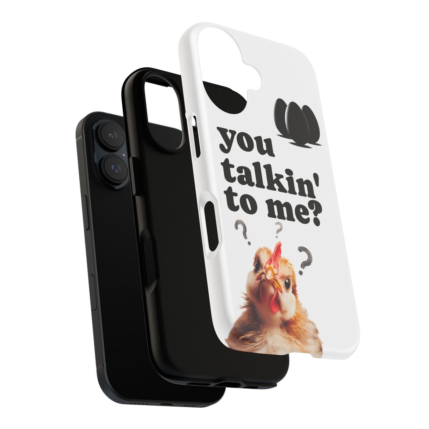 Funny Chicken Phone Case, Humor Accessory, Cute Gift for Animal Lovers, Chick Accessories, Quirky Phone Cover, Fun Tech Protector