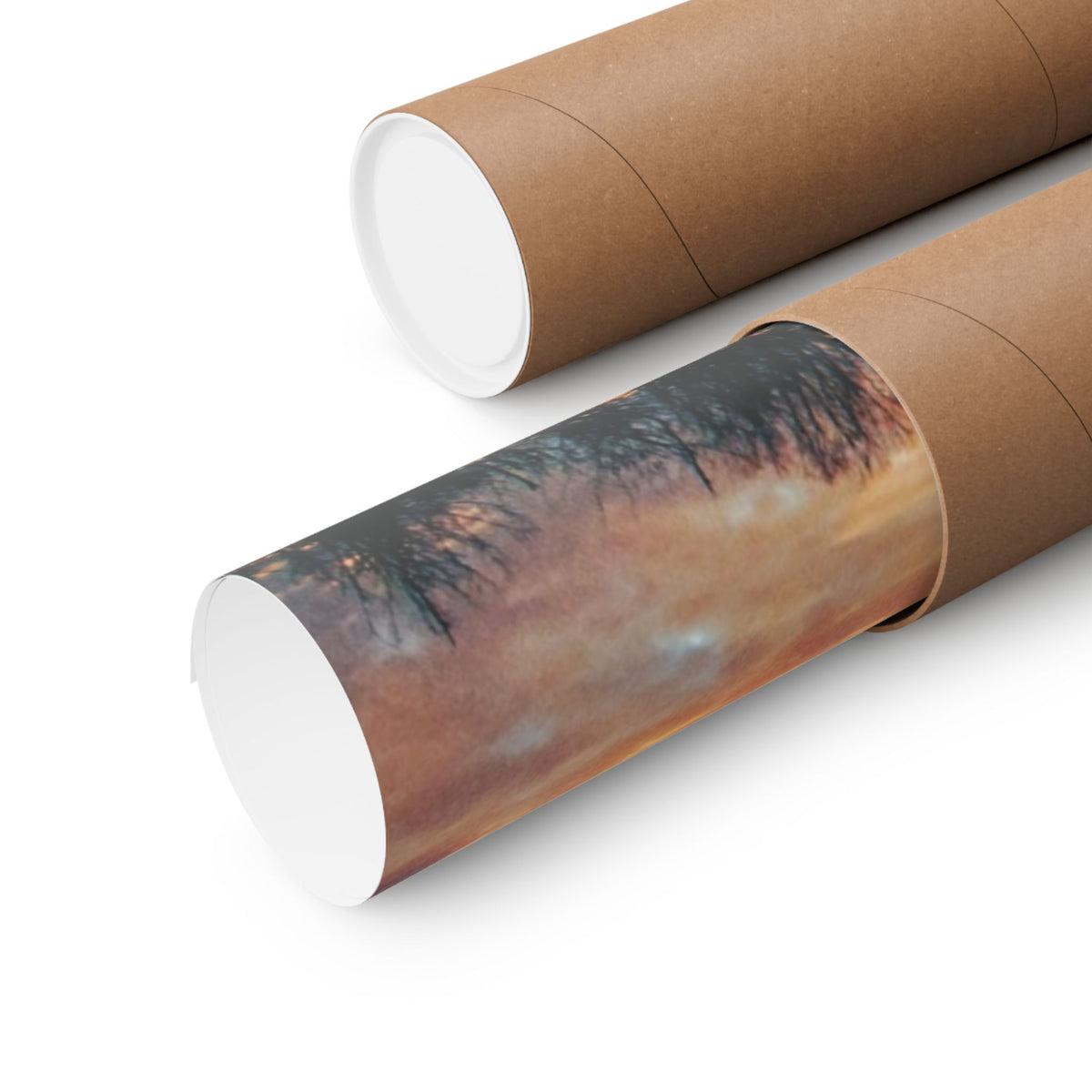Floating Sunset Matte Horizontal Posters