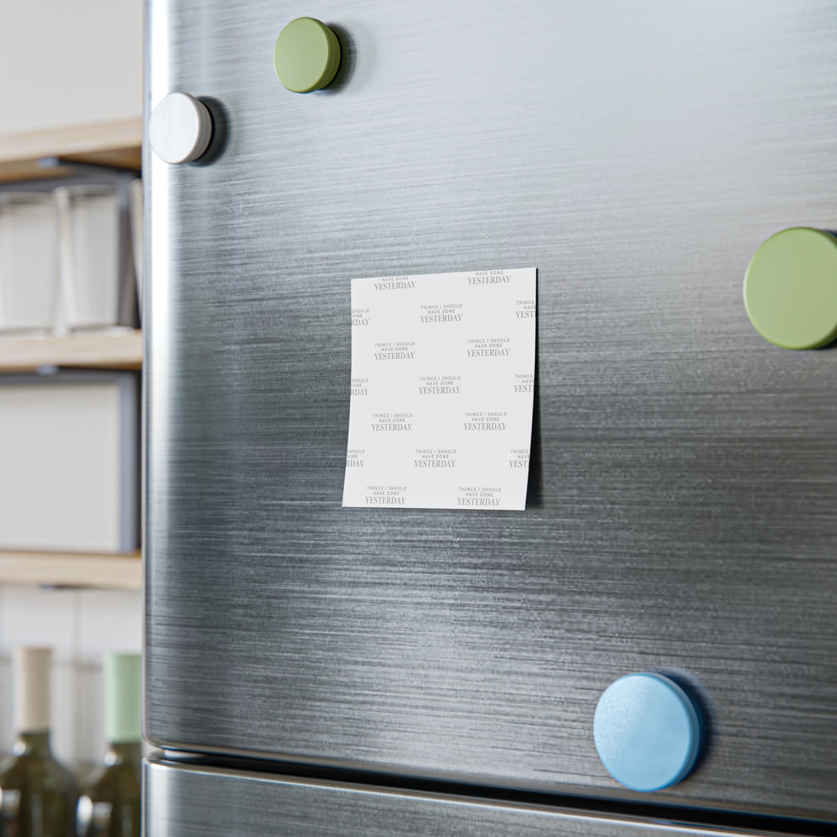 Post-it Note Pad — "Things I Should Have Done Yesterday" Funny Reminder Notes