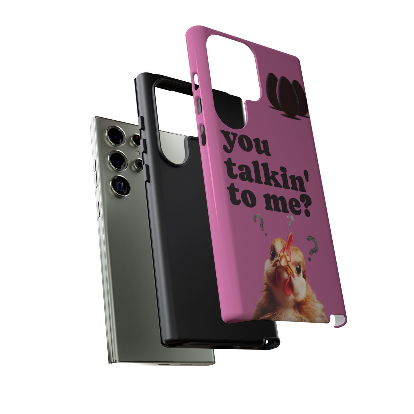 Funny Chicken Phone Case, Humor Accessory, Cute Gift for Animal Lovers, Chick Accessories, Quirky Phone Cover, Fun Tech Protector