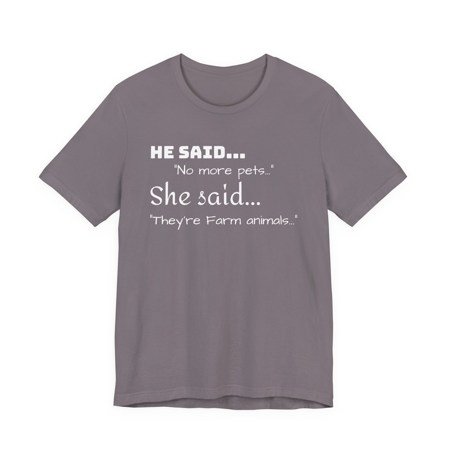 BRING HOME ALL THE ANIMALS...Homestead humor Short Sleeve Shirt UPDATED