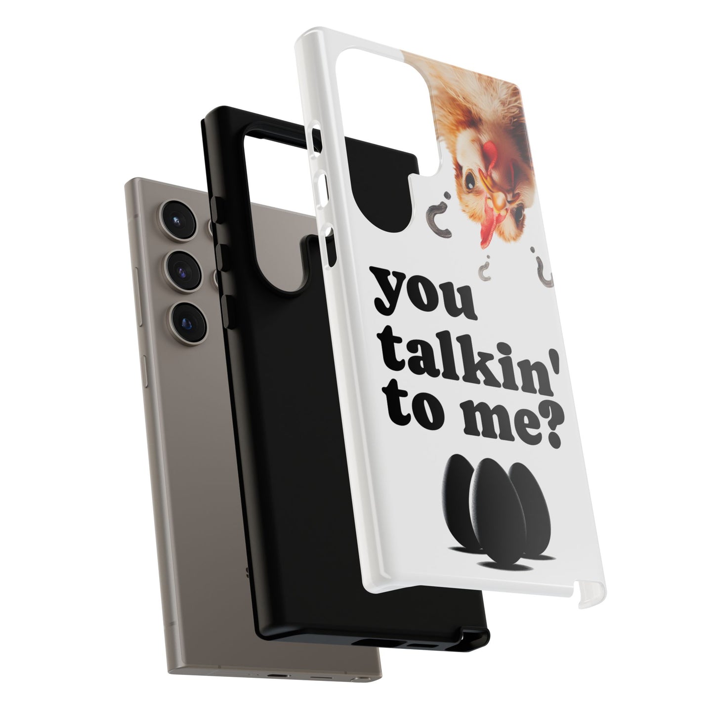 Funny Chicken Phone Case, Humor Accessory, Cute Gift for Animal Lovers, Chick Accessories, Quirky Phone Cover, Fun Tech Protector