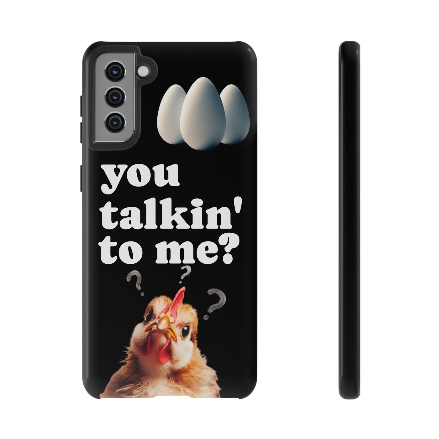 Funny Chicken Phone Case, Humor Accessory, Cute Gift for Animal Lovers, Chick Accessories, Quirky Phone Cover, Fun Tech Protector