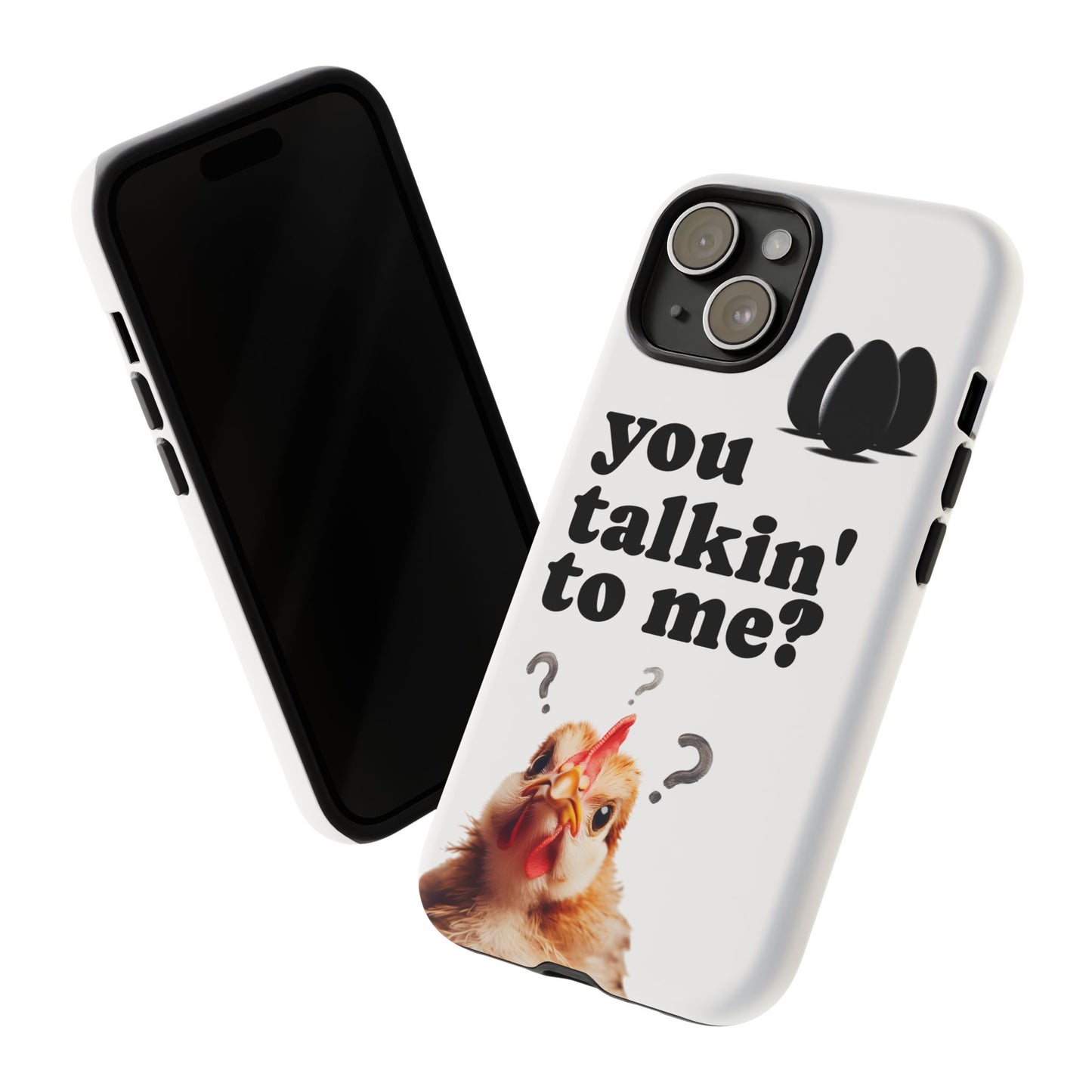 Funny Chicken Phone Case, Humor Accessory, Cute Gift for Animal Lovers, Chick Accessories, Quirky Phone Cover, Fun Tech Protector