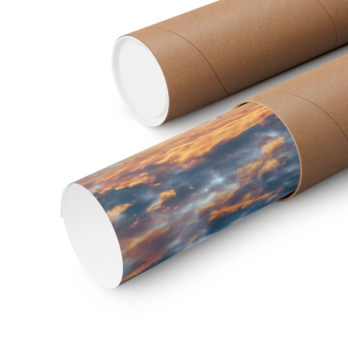 Floating Sunset Matte Horizontal Posters