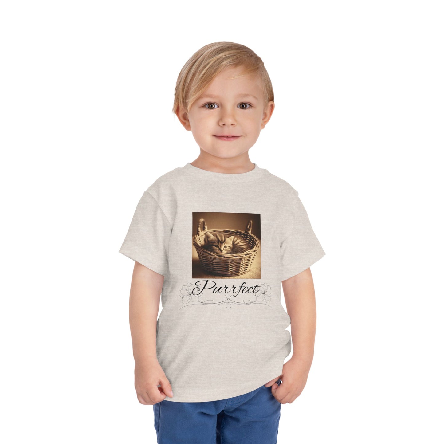 'Purrfect' Cat T-Shirt Design