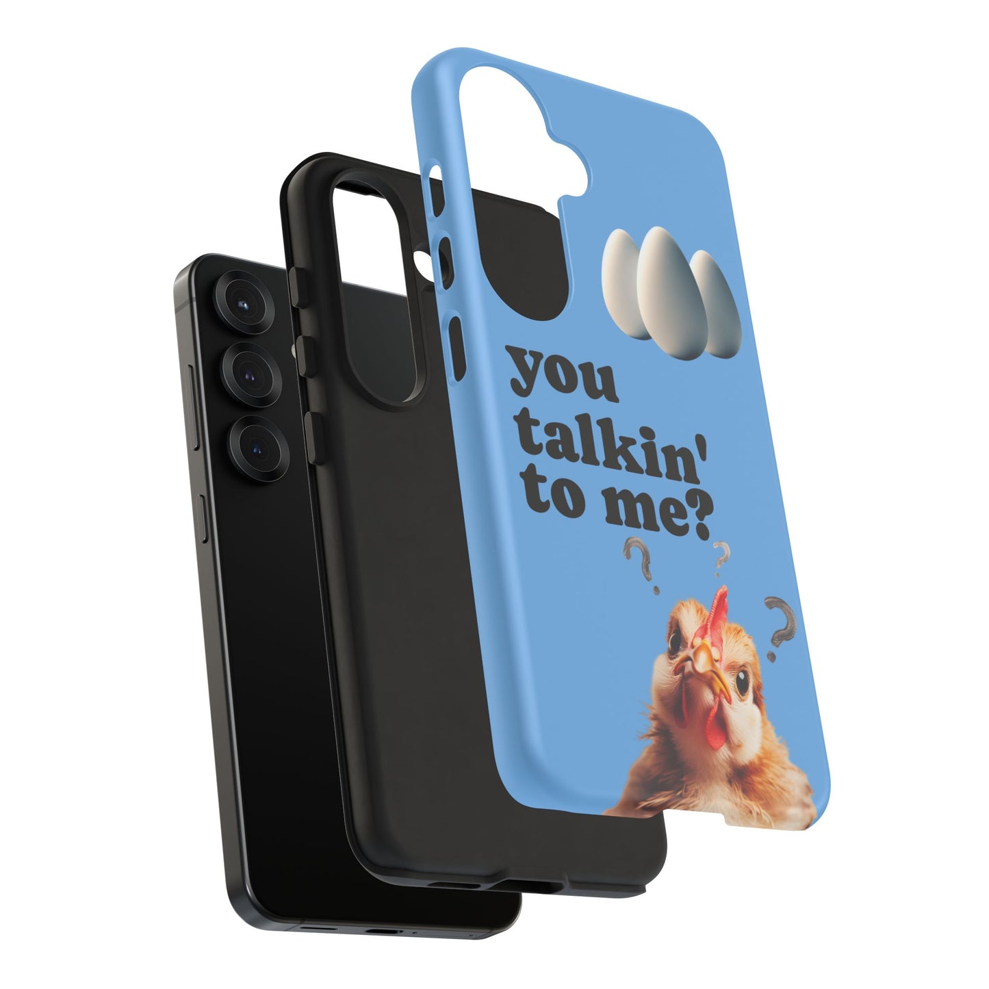 Funny Chicken Phone Case, Humor Accessory, Cute Gift for Animal Lovers, Chick Accessories, Quirky Phone Cover, Fun Tech Protector