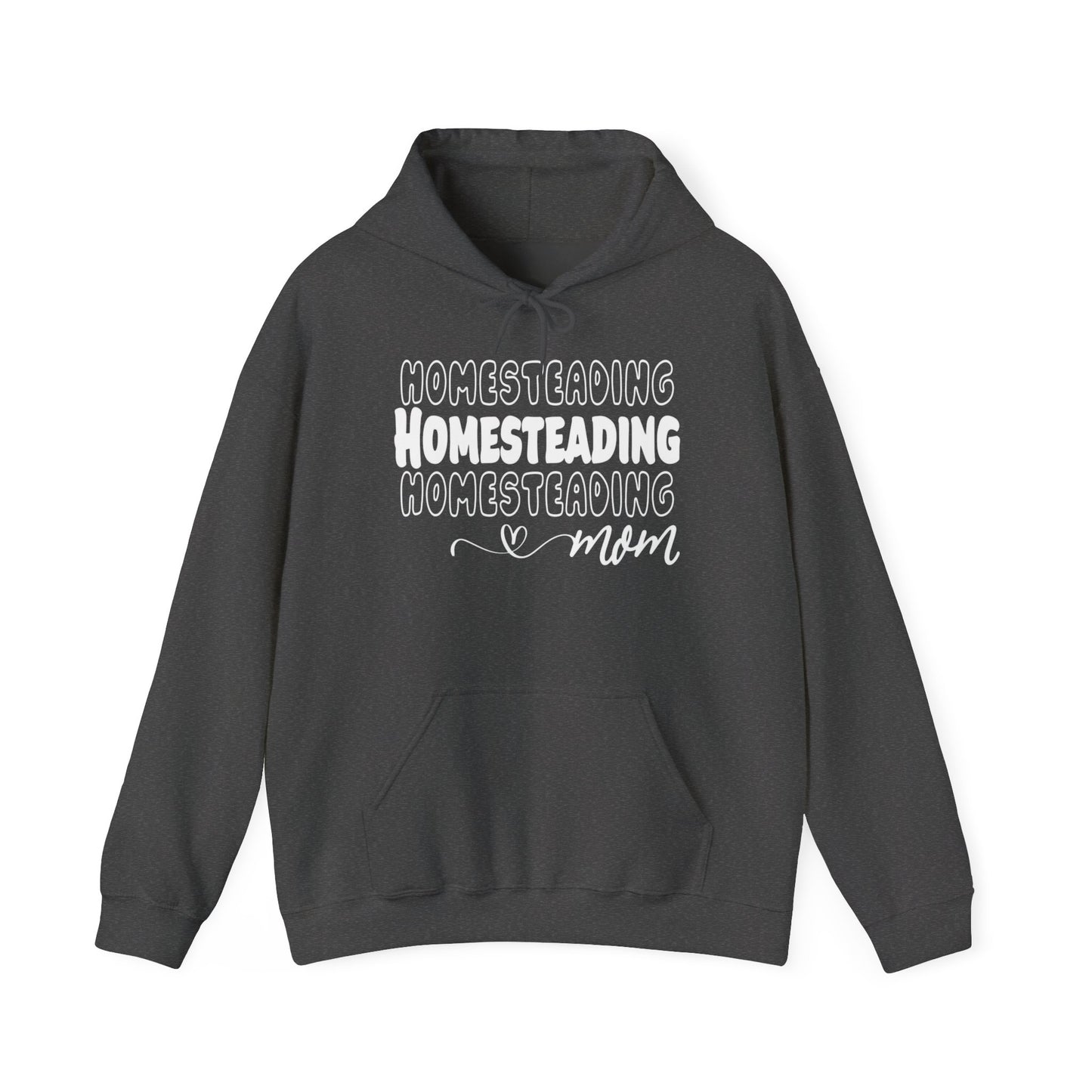 Homesteading Mom Hoodie — Cozy Farmlife Sweatshirt (Dark Colors)
