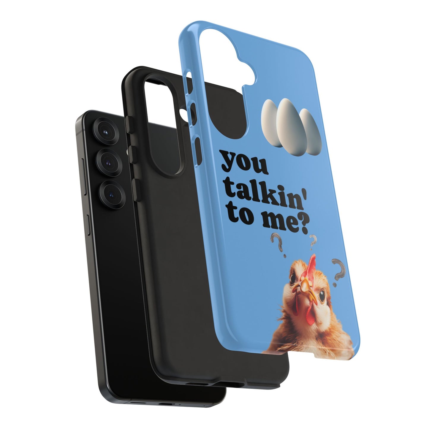 Funny Chicken Phone Case, Humor Accessory, Cute Gift for Animal Lovers, Chick Accessories, Quirky Phone Cover, Fun Tech Protector