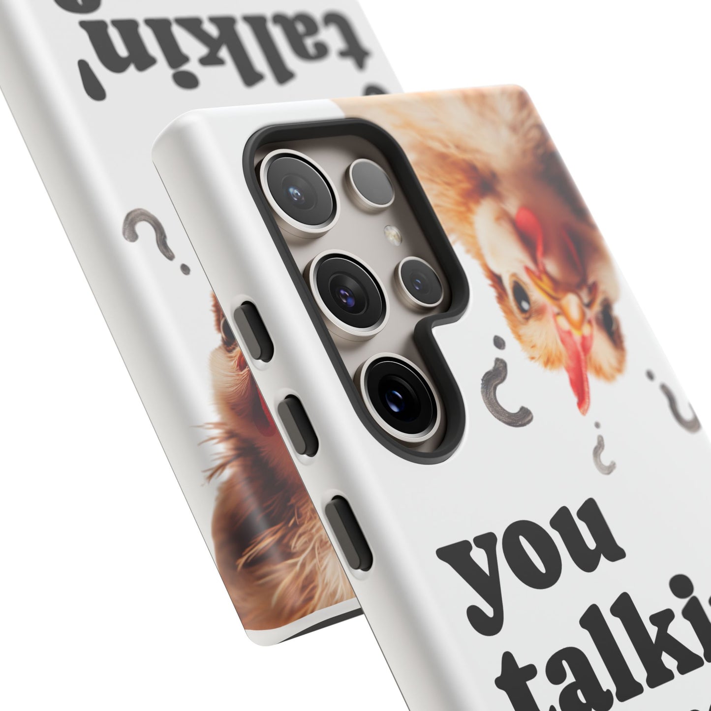 Funny Chicken Phone Case, Humor Accessory, Cute Gift for Animal Lovers, Chick Accessories, Quirky Phone Cover, Fun Tech Protector