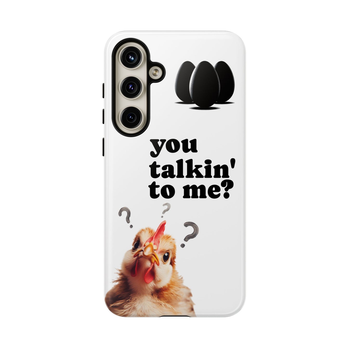 Funny Chicken Phone Case, Humor Accessory, Cute Gift for Animal Lovers, Chick Accessories, Quirky Phone Cover, Fun Tech Protector