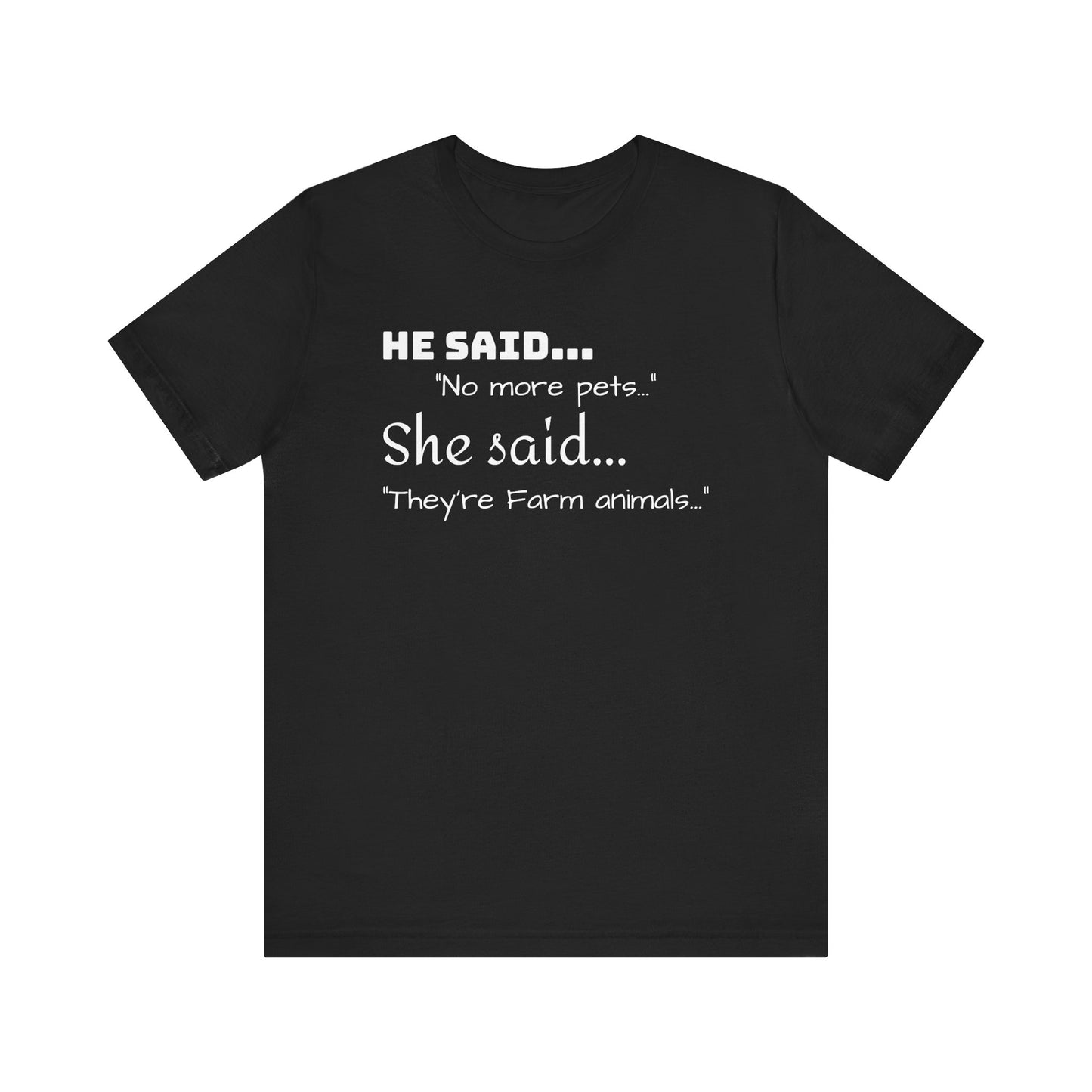 BRING HOME ALL THE ANIMALS...Homestead humor Short Sleeve Shirt UPDATED
