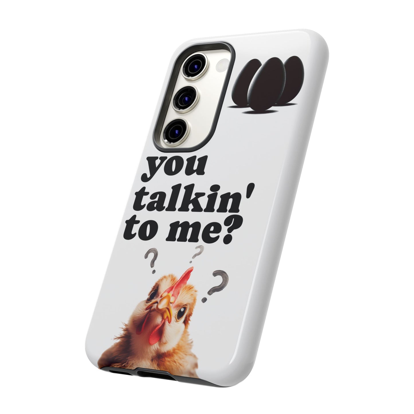 Funny Chicken Phone Case, Humor Accessory, Cute Gift for Animal Lovers, Chick Accessories, Quirky Phone Cover, Fun Tech Protector