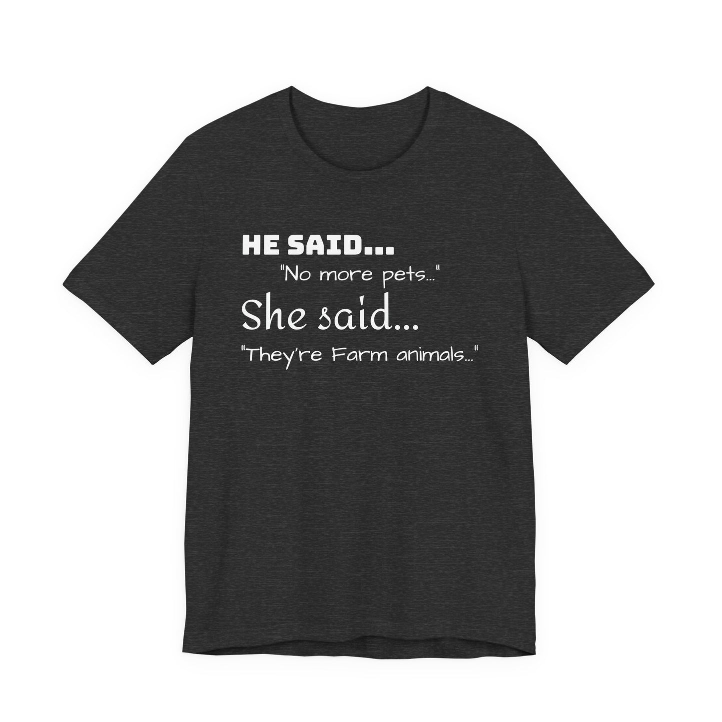 BRING HOME ALL THE ANIMALS...Homestead humor Short Sleeve Shirt UPDATED