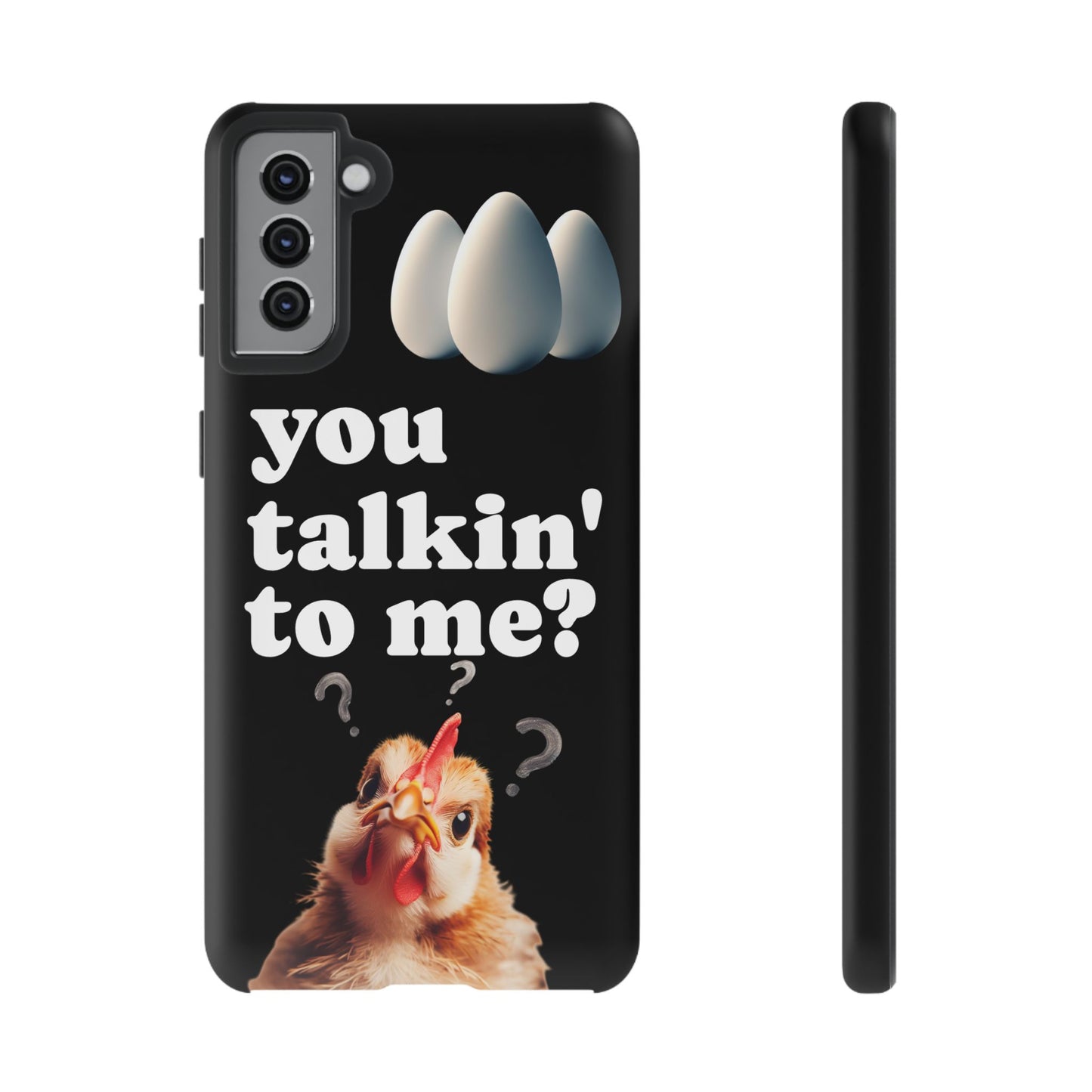 Funny Chicken Phone Case, Humor Accessory, Cute Gift for Animal Lovers, Chick Accessories, Quirky Phone Cover, Fun Tech Protector