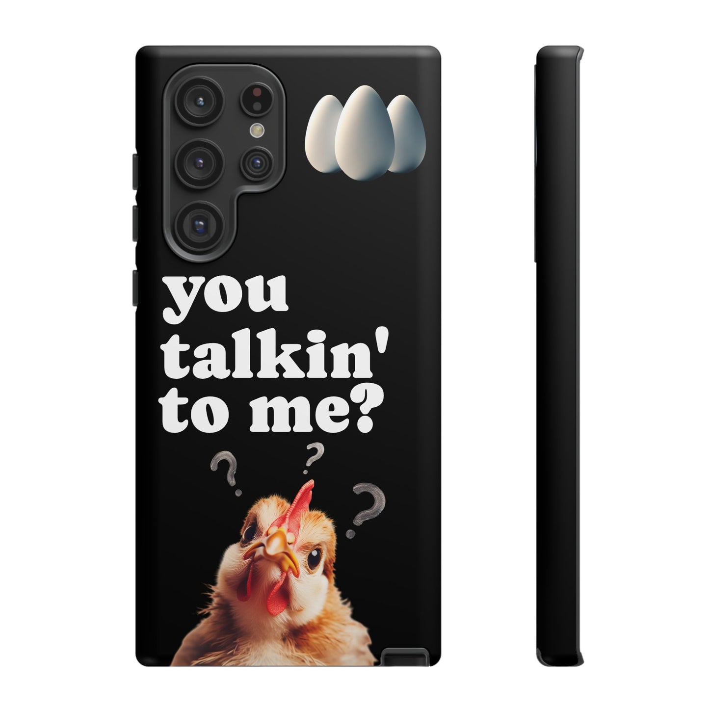 Funny Chicken Phone Case, Humor Accessory, Cute Gift for Animal Lovers, Chick Accessories, Quirky Phone Cover, Fun Tech Protector