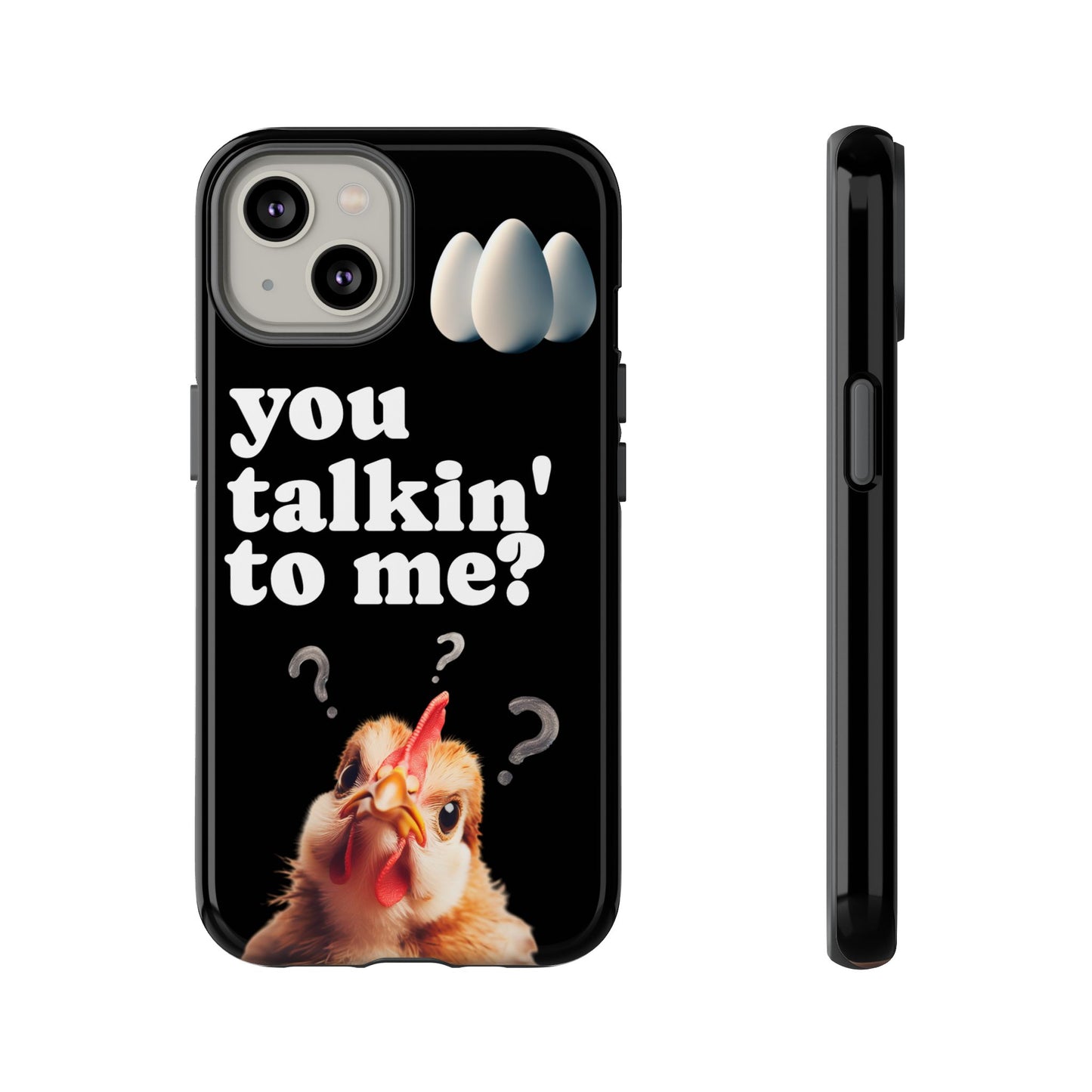Funny Chicken Phone Case, Humor Accessory, Cute Gift for Animal Lovers, Chick Accessories, Quirky Phone Cover, Fun Tech Protector