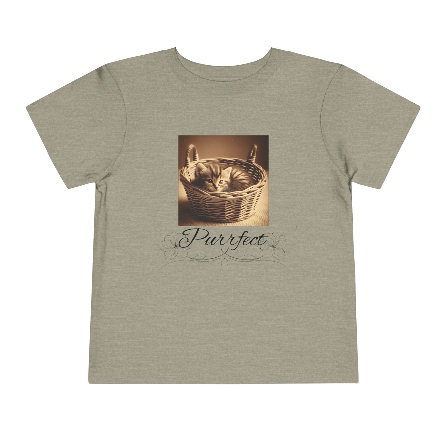 'Purrfect' Cat T-Shirt Design