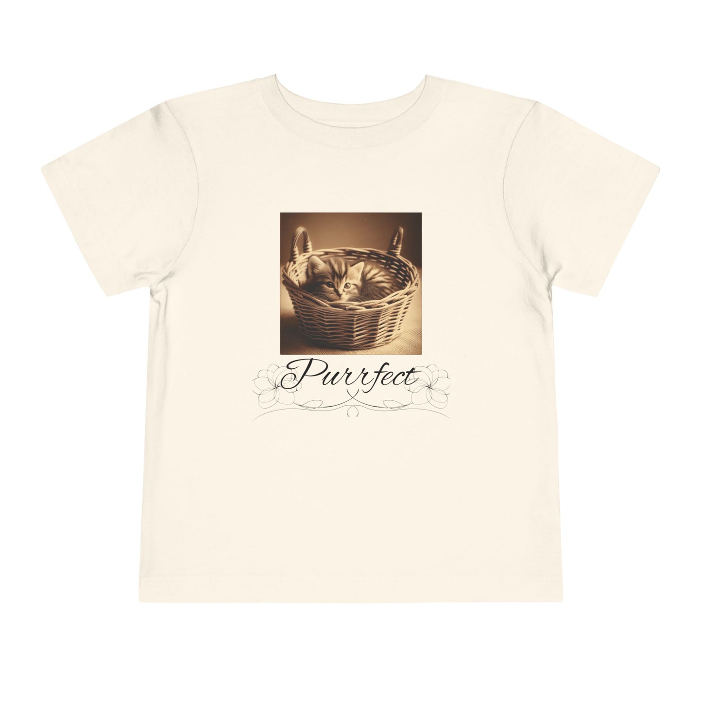 'Purrfect' Cat T-Shirt Design