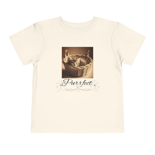 'Purrfect' Cat T-Shirt Design