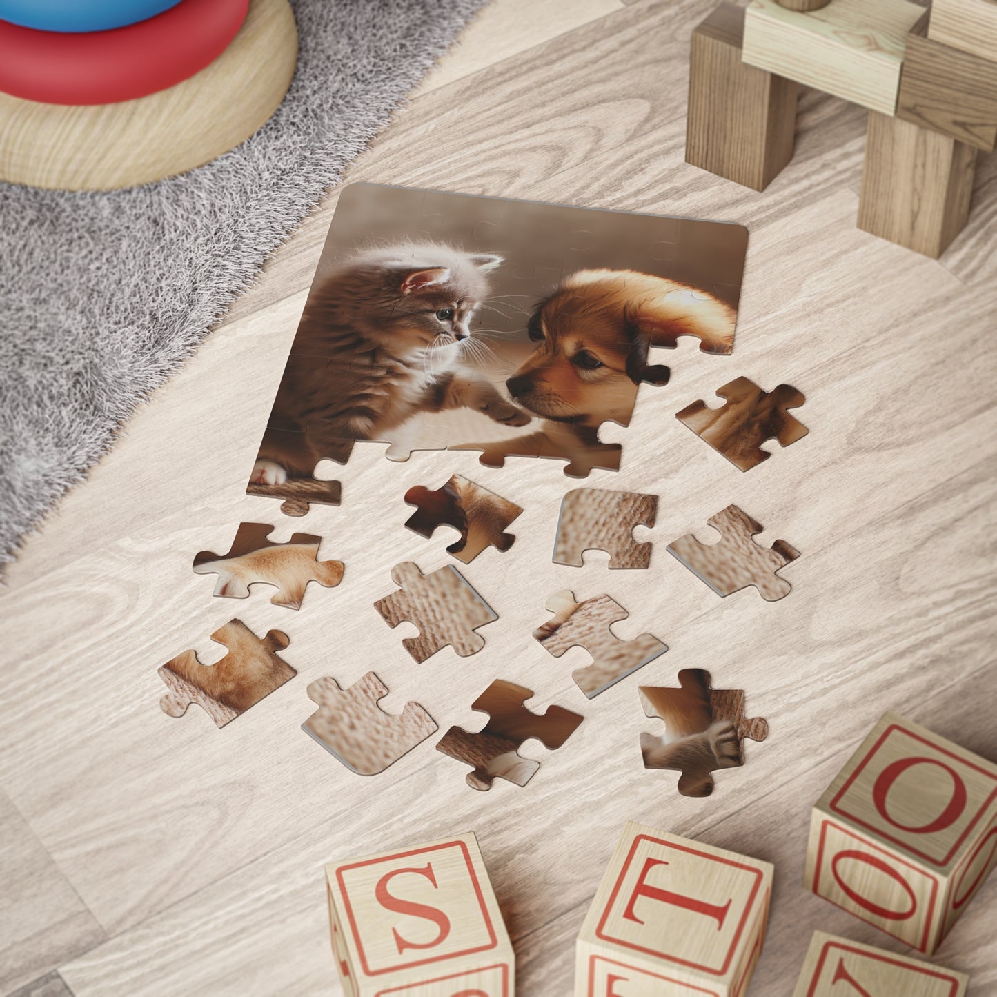 "Let's be friends", Kids' Puzzle, 30-Piece